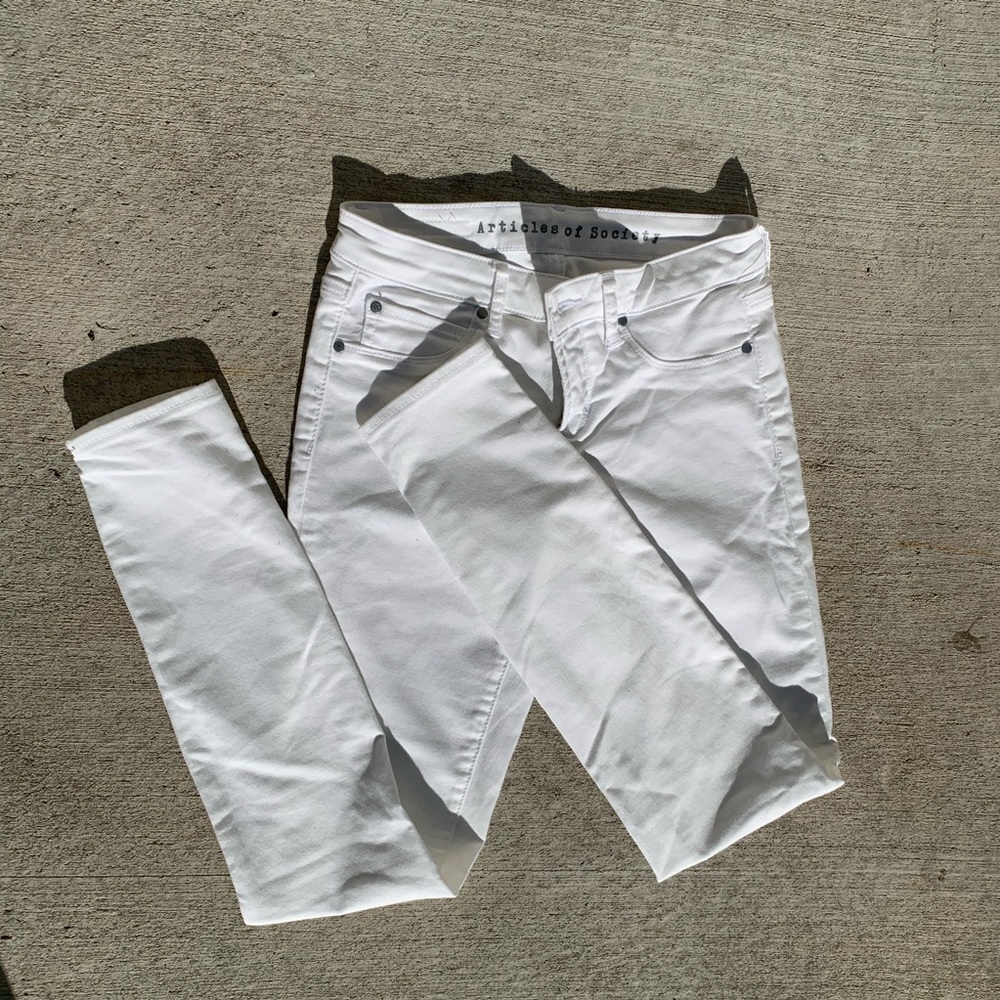 ARTICLES OF SOCIETY white jeans